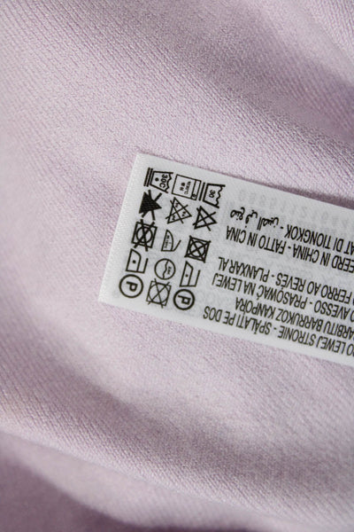 Zara Women Crew Neck Long Sleeve Pullover Pink Size S