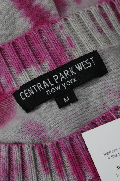 Central Park West Unisex Gray Pullover Sweater Crew Neck Long Sleeve Size M