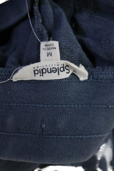 Splendid Women Jogger Sweatpants Blue Drawstring Size M