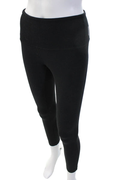 Zella Women Black Ankle Leggings Nylon Blend Size XS