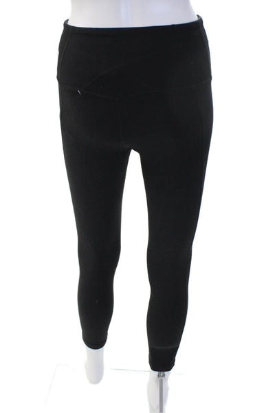 Zella Women Black Ankle Leggings Nylon Blend Size XS