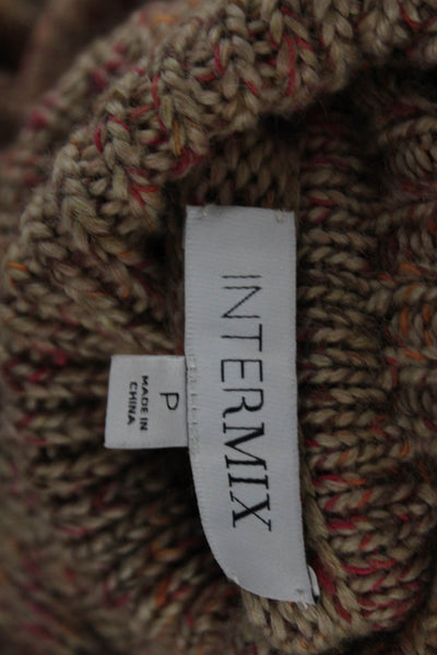Intermix Womens Beige Turtleneck Pullover Sweater Size 0P