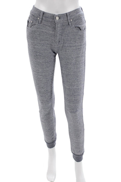 Mother Womens Gray Jegging Jogger Pants Button Size 24