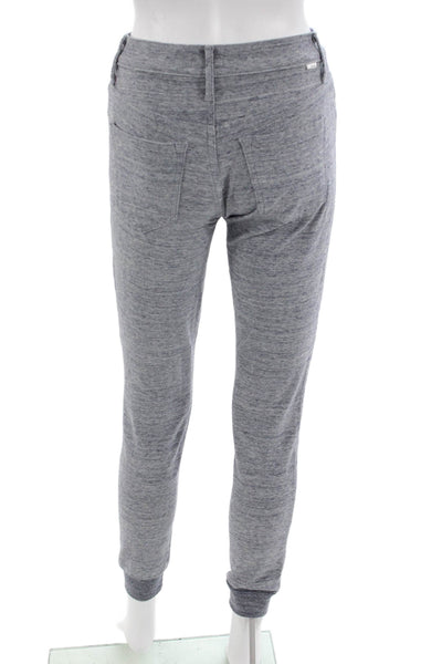 Mother Womens Gray Jegging Jogger Pants Button Size 24