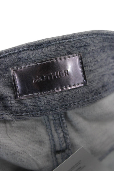 Mother Womens Gray Jegging Jogger Pants Button Size 24