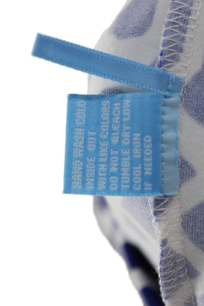 J. Mclaughlin Women Aztec T-Shirt Dress Skort White Short Sleeve Size M