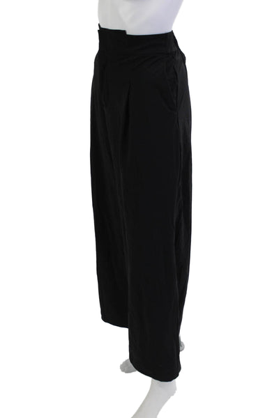 Athleta Womens Dress Pants Black Hook & Loop 29 Inseam Size 12