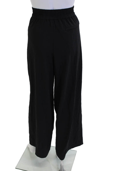 Athleta Womens Dress Pants Black Hook & Loop 29 Inseam Size 12