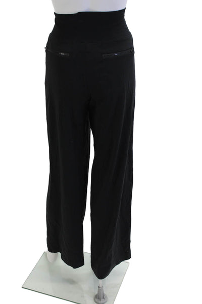 Athleta Womens Black Zip Sweatpants Size M