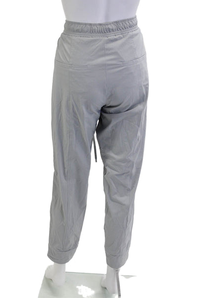 Cambio Womens Windbreaker Joggers Gray Drawstring Polyester Army Size 42