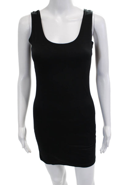 Anue Ligne Women Black Bodycon Tank Dress Petites Size S