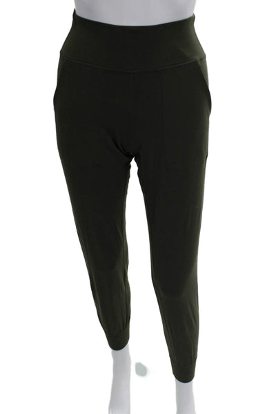 Lululemon Womens Jogger Sweatpants Green Nylon Blend Size 4