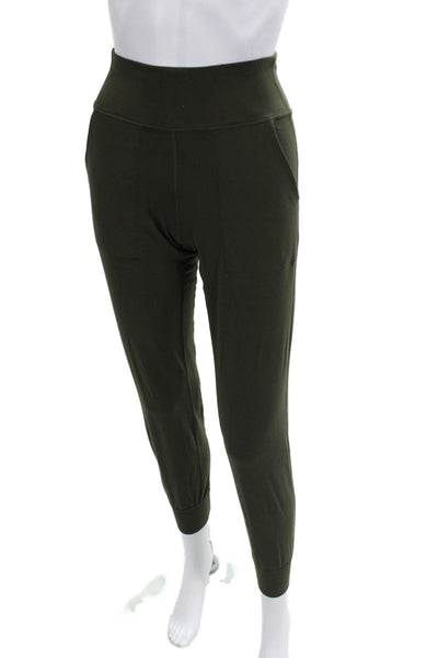 Lululemon Womens Jogger Sweatpants Green Nylon Blend Size 4