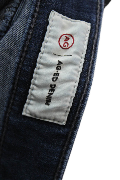 AG Adriano Goldschmied Women Ankle Skinny Dark Blue Jeans Petites Size 24