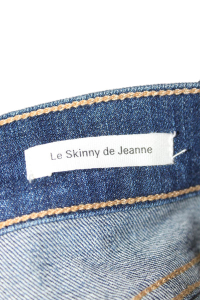 Frame Denim Women Ankle Skinny Dark Blue Jeans Mid Rise Size 26