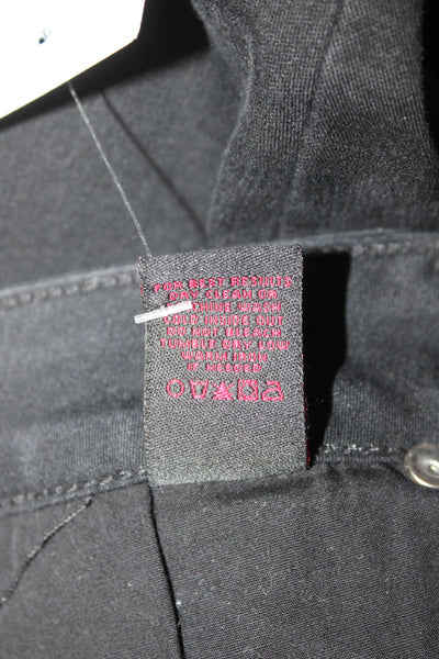 R+A Womens Skinny Black High Rise Jeans Size 26