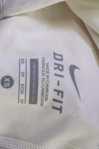 Nike Womens Pleated Skater Skort White Polka Dot Short Size XS