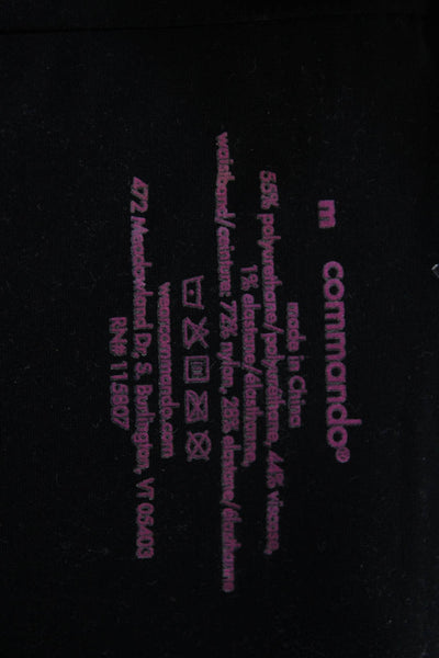 Commando Womens Cropped Black Pants Gothic Size M
