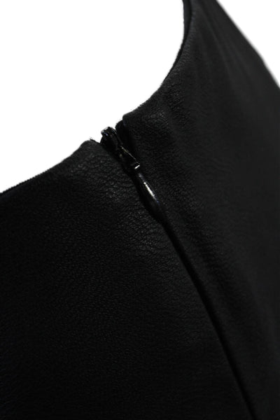 Zara Women Ankle Pants Black Polyester Drawstring Gothic Size S