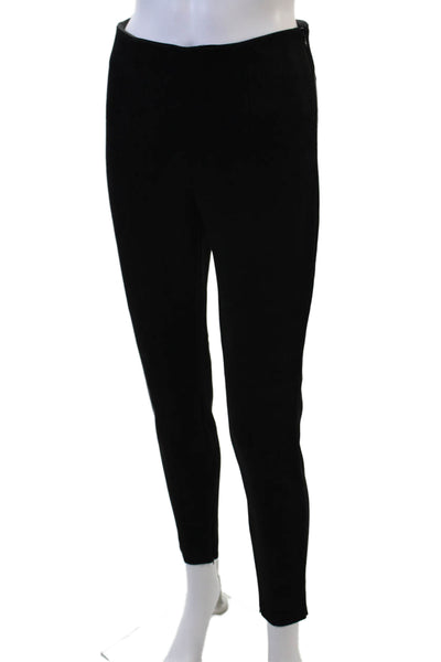 Zara Womens Ankle Dress Pants Black Polyester Elastane Hook & Eye Size S