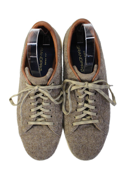 Cole Haan Grand Pro Mens Wool Runner Sneakers Brown Size 11.5 Medium