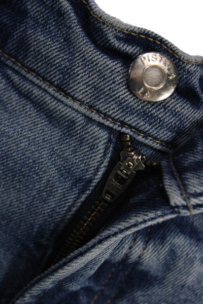 Pistola Women Cropped Straight Blue Jeans Size 24