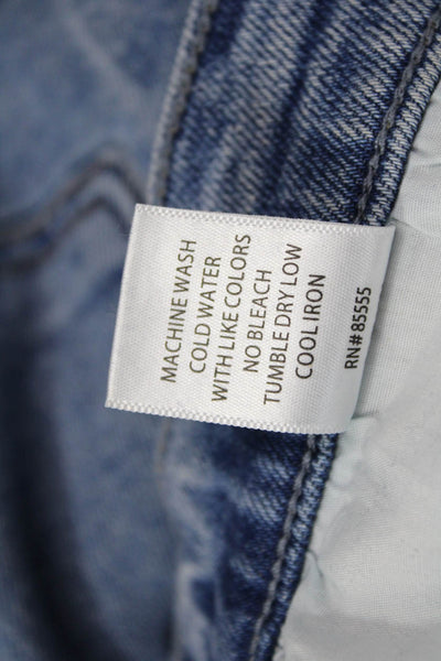 Pistola Women Cropped Straight Blue Jeans Size 24
