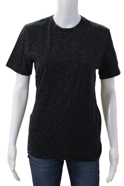 Reiss Womens Jersey Basic Dark Gray Short Sleeve Crew Neck T-Shirt Size XS