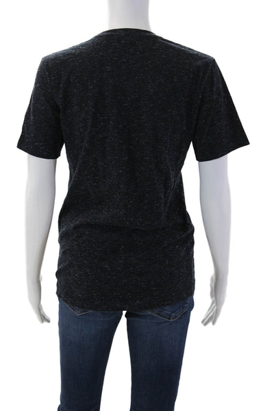 Reiss Womens Jersey Basic Dark Gray Short Sleeve Crew Neck T-Shirt Size XS