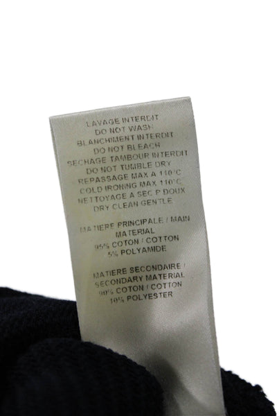 See by Chloe Unisex Argyle Dark Blue Crew Neck Pullover Size XS