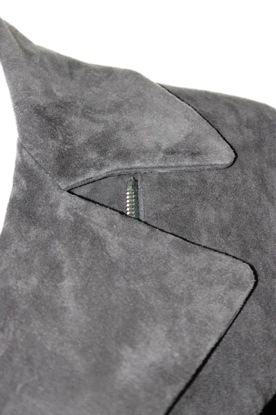 The Row Women Biker Motorcycle Jacket Black Lambskin Size 2