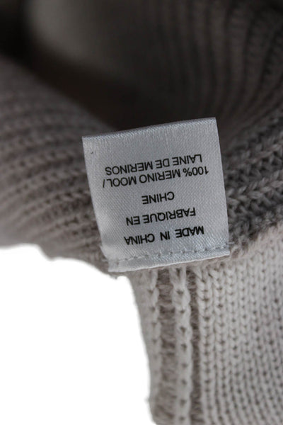 Haute Hippie Unisex Beige Merino Wool Pullover Sweater Size M