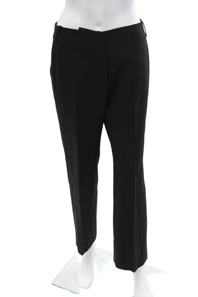 Armani Collezioni Women's Straight Leg Dress Pants Black Size 8