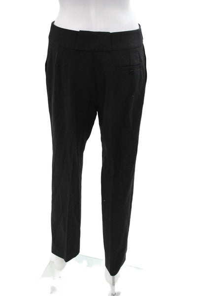 Armani Collezioni Women's Straight Leg Dress Pants Black Size 8