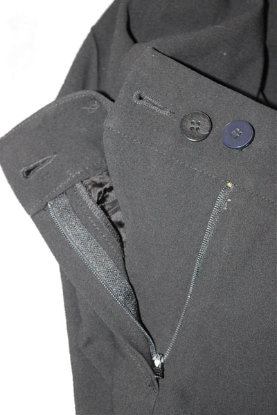 Armani Collezioni Women's Straight Leg Dress Pants Black Size 8