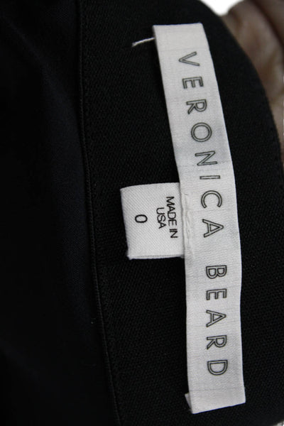 Veronica Beard Women Cropped Ankle Pants Black Size 0