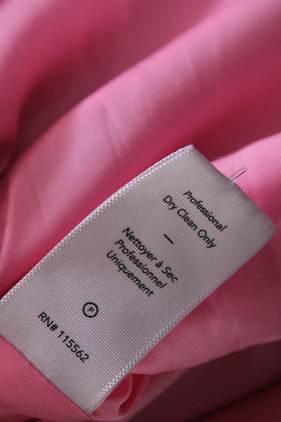 Elizabeth & James Women Sheath Tank Dress Pink Sleeveless Round Neck Zip Size 8