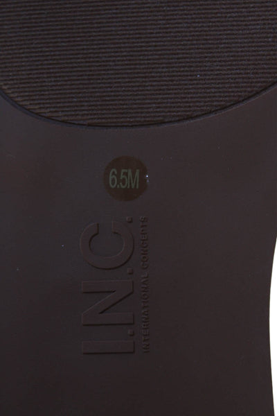 INC International Concepts Womens Open Toe Strap Sandals Brown Size 6.5