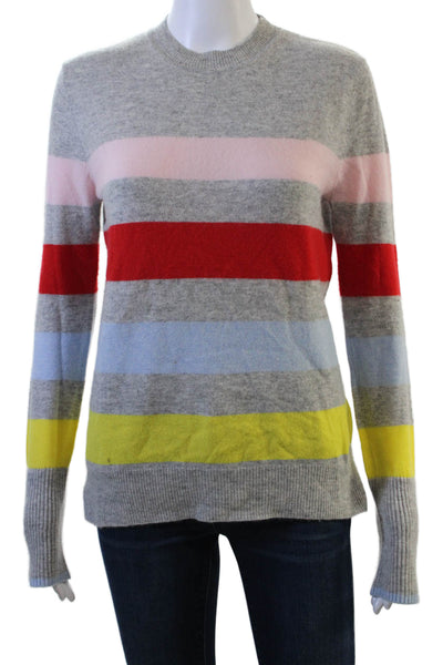 La Ligne Unisex Pullover Gray Cashmere Blend Crewneck Long Sleeve Size XS