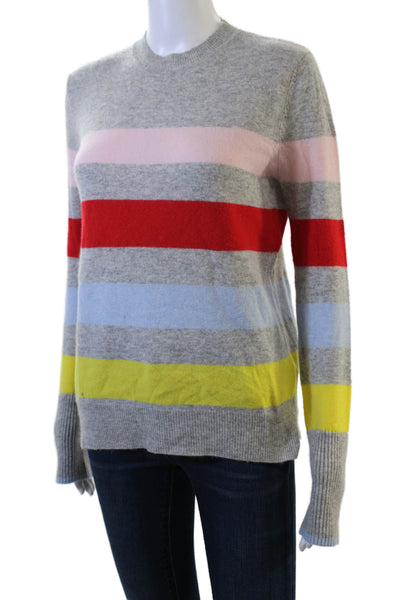 La Ligne Unisex Pullover Gray Cashmere Blend Crewneck Long Sleeve Size XS