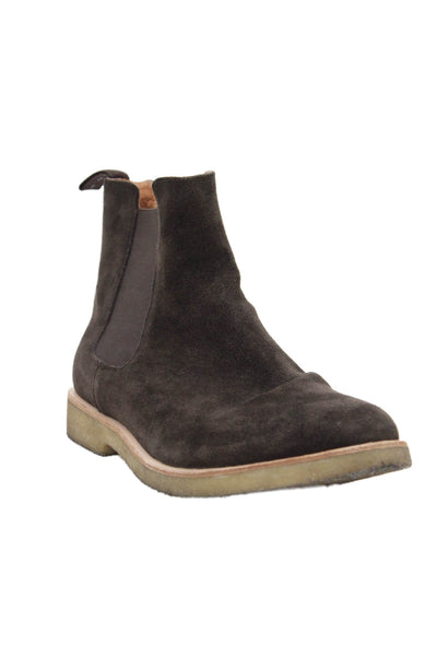 New Republic Mens Suede Lined Pullover Booties Brown Size 10.5