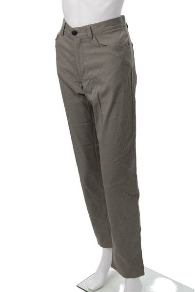 Theory Unisex Gray Chino Pants Button Inseam 30 Size 34