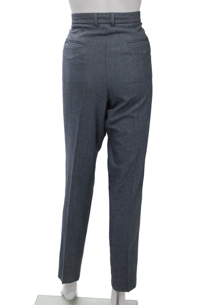 Zara Mens Gray Cotton Blend Dress Pants Classic Button Inseam 30 Size 32