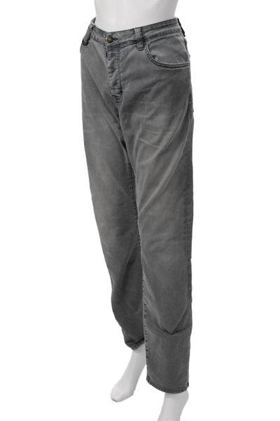 Neuw Mens Straight Gray Jeans Size 31