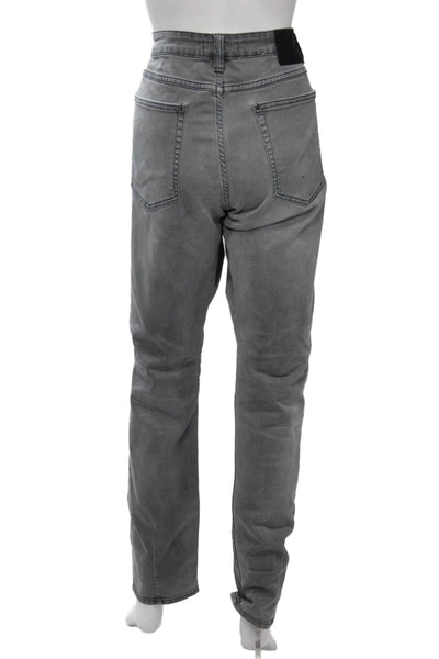 Neuw Mens Straight Gray Jeans Size 31