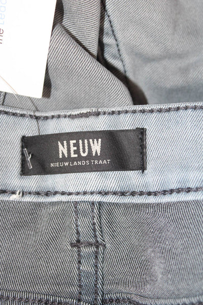 Neuw Mens Straight Gray Jeans Size 31