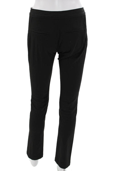 Raven Women Ankle Dress Pants Black Button Viscose Blend Size 24