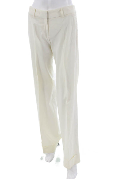 Kingslee Greene Women Dress Pants White Polyester Blend Size 27