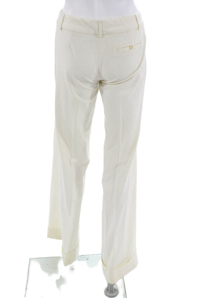 Kingslee Greene Women Dress Pants White Polyester Blend Size 27