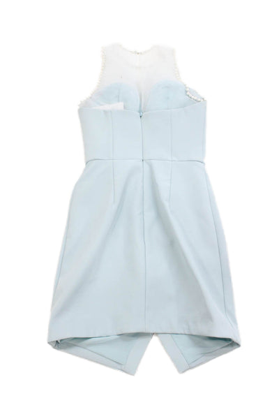 Cameo Women Bodycon Pencil Dress Light Blue Sleeveless Wedding Size S